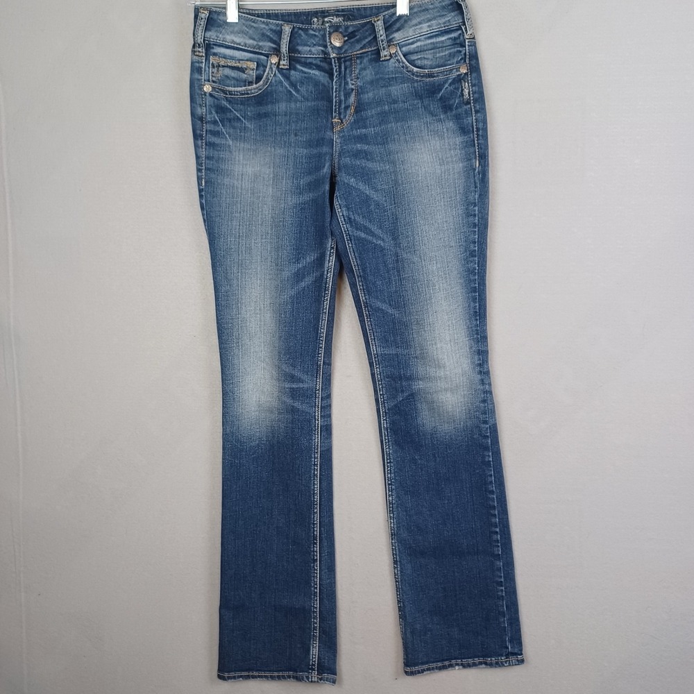 Silver Jeans Suki Mid Slim Boot Womens 29x33 fits 31x32  Stretch